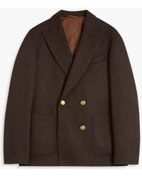 Doppiaa - Aanversa Wool Double-Breasted Jacket - Lyst