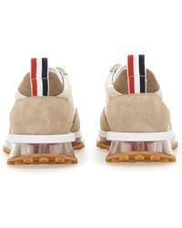 Thom Browne - Tech Runner Sneaker Leather Trainers - Lyst
