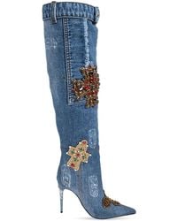 Dolce & Gabbana - Dolce & Gabbana Heeled Boots - Lyst