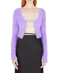 Jacquemus Logo-charm Open Cardigan in 