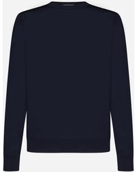 Piacenza Cashmere - Wool Crewneck Sweater - Lyst