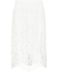 Burberry - Lace Skirt - Lyst