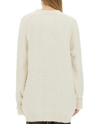 Maison Margiela - Oversized Cardigan Cotton Jumpers - Lyst