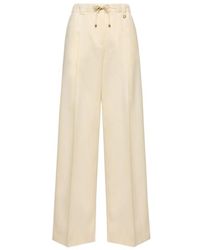 Moncler - Neutrals Trousers - Lyst