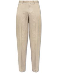 Emporio Armani - Cotton Trousers, - Lyst