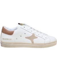 AMA BRAND - And Taupe Leather Sneakers - Lyst