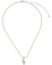 YVMIN - Mini Pearl Bear Necklace With Peal Design And Pendant - Lyst
