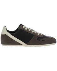 Rick Owens - Low-Top Sneakers With Suede Inserts - Lyst