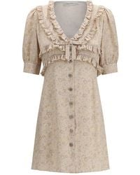 Alessandra Rich - Silk Casual Dress - Lyst