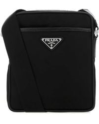 Prada - Re-nylon Logo-plaque Shoulder Bag - Lyst