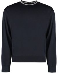 Emporio Armani - Virgin Wool Crew-Neck Sweater - Lyst