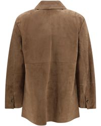 Max Mara - 'S Maxmara Gocce Suede Jacket - Lyst
