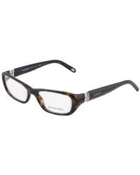 Tiffany & Co. - Eyeglasses Rectangle Full Rim, Dark Havana Frame And Clear Demo Lens Tf2069-B8015 Sunglasses - Lyst