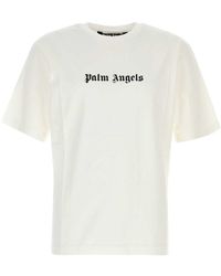 Palm Angels - Logo Cotton T-Shirt - Lyst