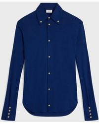 Celine - Chemise En Jersey Coton Ocean Shirt - Lyst