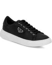 Philipp Plein - Lo-Top Iconic Plein Logo Sneakers Shoes - Lyst