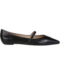 Stuart Weitzman - Emilia Mary Jane Flat Ballerinas - Lyst