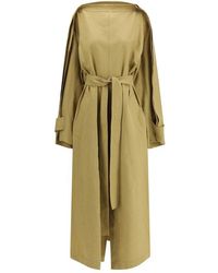 Petar Petrov - Beige Lyocell Trench Coat - Lyst