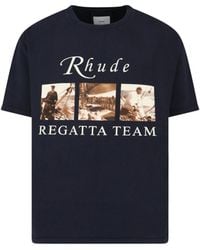 Rhude - T-Shirts And Polos Cotton - Lyst