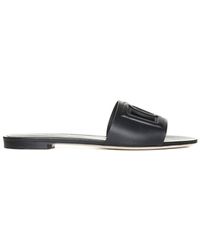 Dolce & Gabbana - Slides Calfskin - Lyst