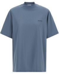 The Attico - Mock-Neck T-Shirt - Lyst