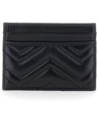 Gucci - Card Holder Gg Marmont Leather Accessory - Lyst