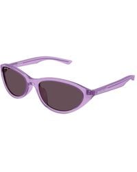 Balenciaga - Sunglasses Cat Eye Full Rim, Shiny Frame And Lens Bb0404Sk004 - Lyst