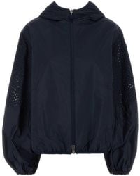 Moncler - Navy Blue Nylon Zelkova Jacket - Lyst