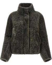 Brunello Cucinelli - Lamb Leather Full-Length Jacket Clothing - Lyst