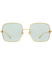 Gucci - Gg1434s Gold Sunglasses - Lyst