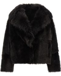 Blancha - Lamb Fur Full-Length Jacket Clothing - Lyst