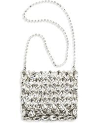 Self-Portrait - Pouch Crystal Mesh - Lyst