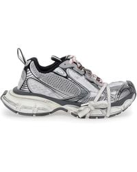 Balenciaga - Sneakers 3Xl Metallic Polyurethane Trainers - Lyst