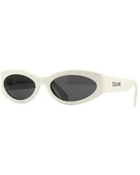 Celine - Sunglasses Cat Eye Full Rim, And Zebra Frame Lens Cl40288I04A - Lyst