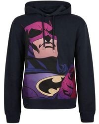 Lanvin - Printed Hooded Sweatshirt - Lyst