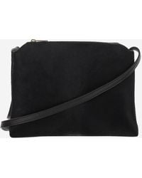 KHAITE - Lina Shoulder Bag Suede Leather Calfskin Satchels & Cross Body - Lyst