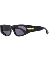 Bottega Veneta - Cat Eye Sunglasses Bv1144S 001 51Mm 1112 Plastic (Acetate) - Lyst