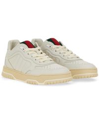 Gucci - Sneakers Re-Web Leather Trainers - Lyst