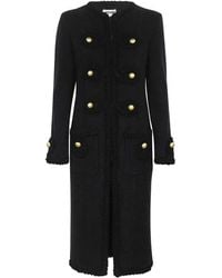 Moschino - Single-Breasted Long Coat - Lyst