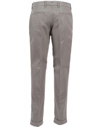 Berwich - Retrolong-Gd Pants Cotton Lyocell Elastane - Lyst