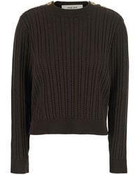 Golden Goose - Crewneck Sweater With Interwoven Design - Lyst