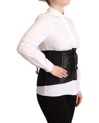 Dolce & Gabbana - Chic Corset Belt Top - Lyst