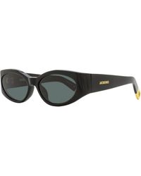 Jacquemus - Ovalo Sunglasses Jac4S 001- 55Mm Plastic (Acetate) - Lyst