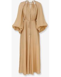 Zimmermann - Mahon Long Silk Dress - Lyst