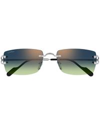 Cartier - Cartier Eyewear Ct0550S008 Sunglasses - Lyst