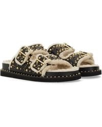 Ash - Calf Leather Sandal Utah Bis - Lyst