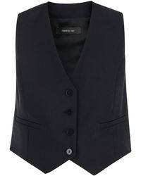 FEDERICA TOSI - Vest With Buttons - Lyst
