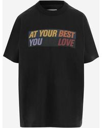 Sacai - Cotton T-Shirt Printed T-Shirts & Jerseys - Lyst