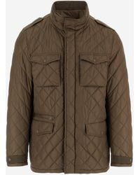 Herno - Quilted Jacket With High Collar - Lyst
