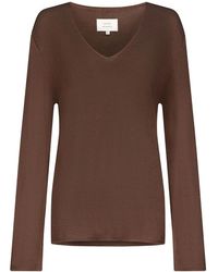 Loulou de Saison - Saya V-Neck Jumper - Lyst